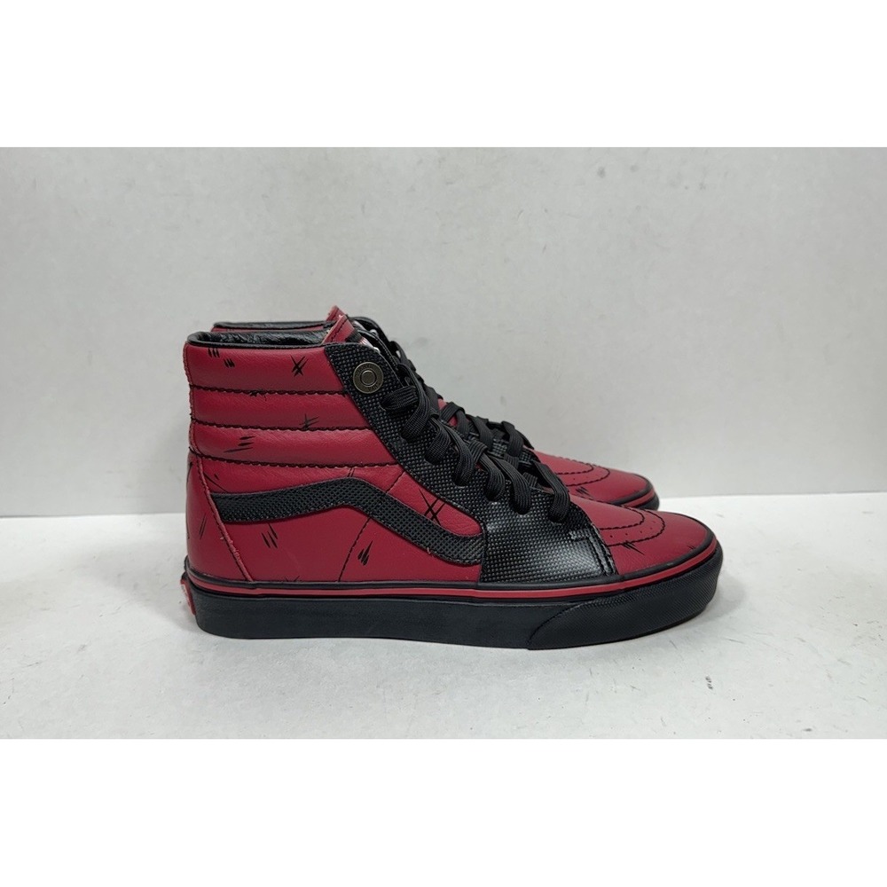 Vans X Marvel Deadpool Sk8-Hi Mens Size 6.5  / Womens 8 Shoes Red Black